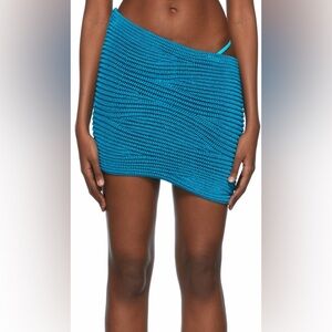Isa Boulder Blue Mini Skirt